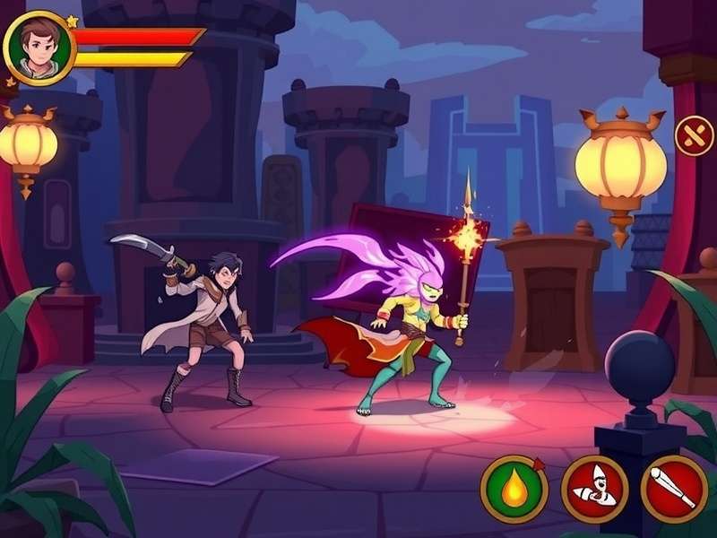 Lamp Light Legends gameplay screenshot showing character selection